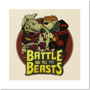 1988 Battle Beasts Posters and Art